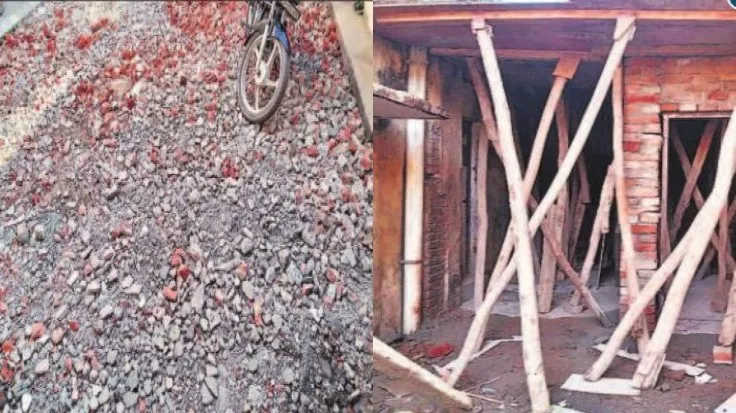 बरेली में गोलमाल! अफसरों की नाक के नीचे घटिया निर्माण, 10 लाख का काम 18 लाख में
