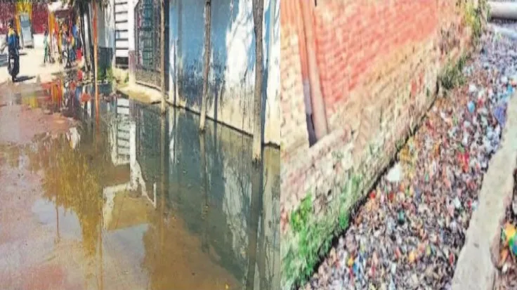Bareilly: 1.5 करोड़ खर्च के बावजूद नालों की सफाई बेअसर, जलभराव की समस्या से जूझ रहे लोग