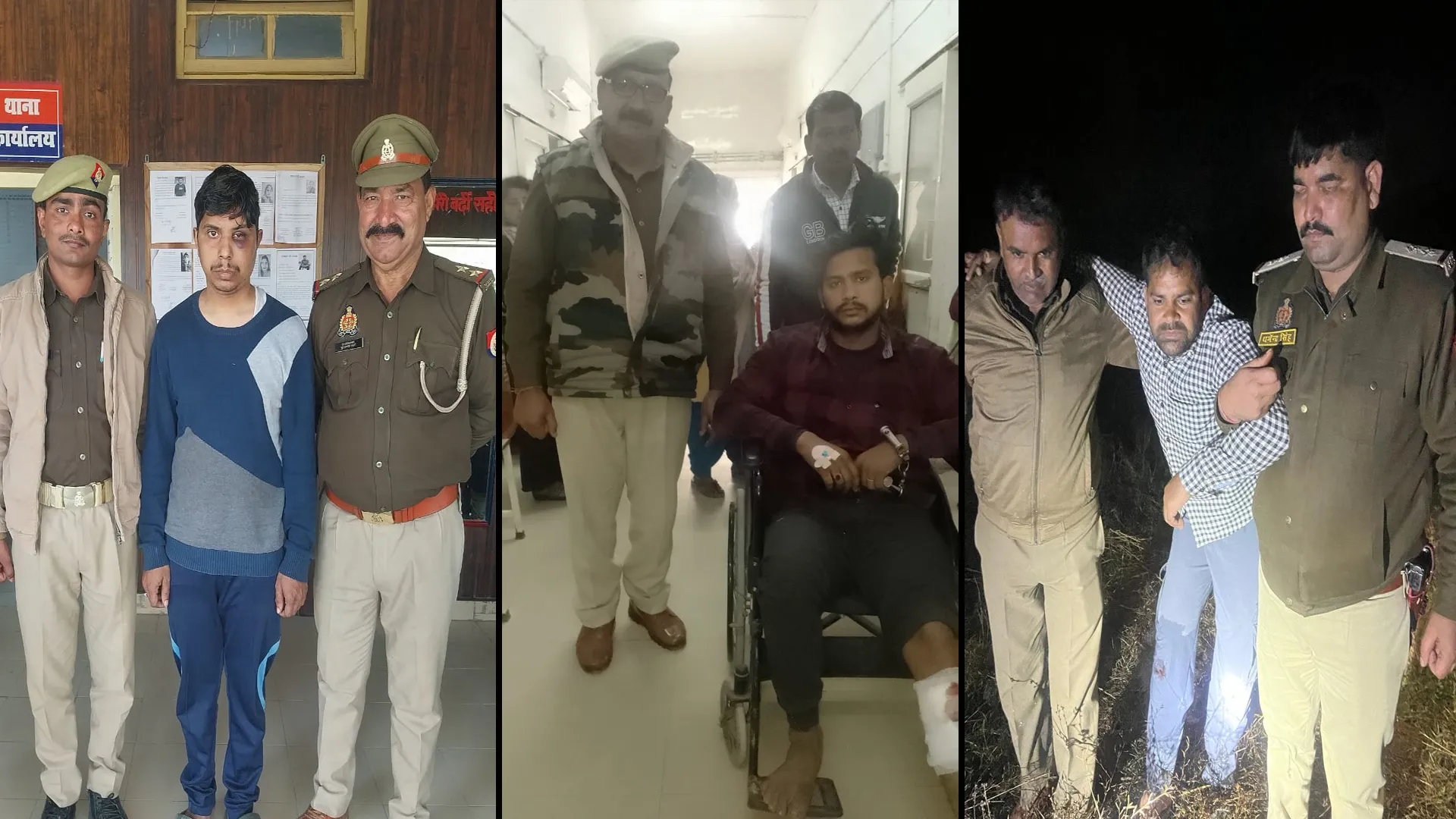 बरेली: पुलिस मुठभेड़ में दो गोतस्करों को लगी गोली, तीन को किया गया गिरफ्तार