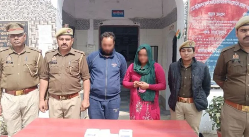 शाहजहांपुर: दुष्कर्म का झूठा मुकदमा लिखाने का भय दिखाकर वसूले 40 हजार, धरे गए पति-पत्नी