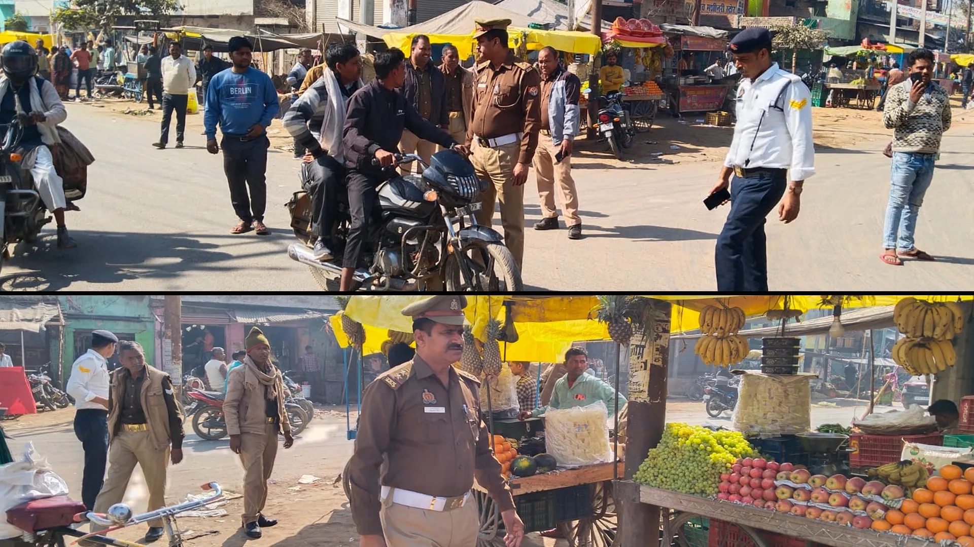 कासगंज: नियमों का किया उल्लंघन तो 117 के काटे चालाना, अवैध अतिक्रमण भी हटवाया