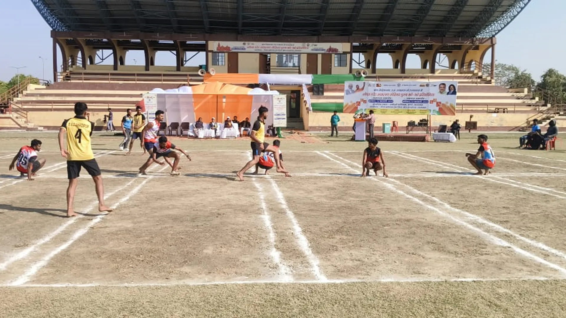 कासगंज : प्रदेश स्तरीय खो-खो प्रतियोगिता के लीग मैचों में खिलाड़ियों ने दिखाया दमखम