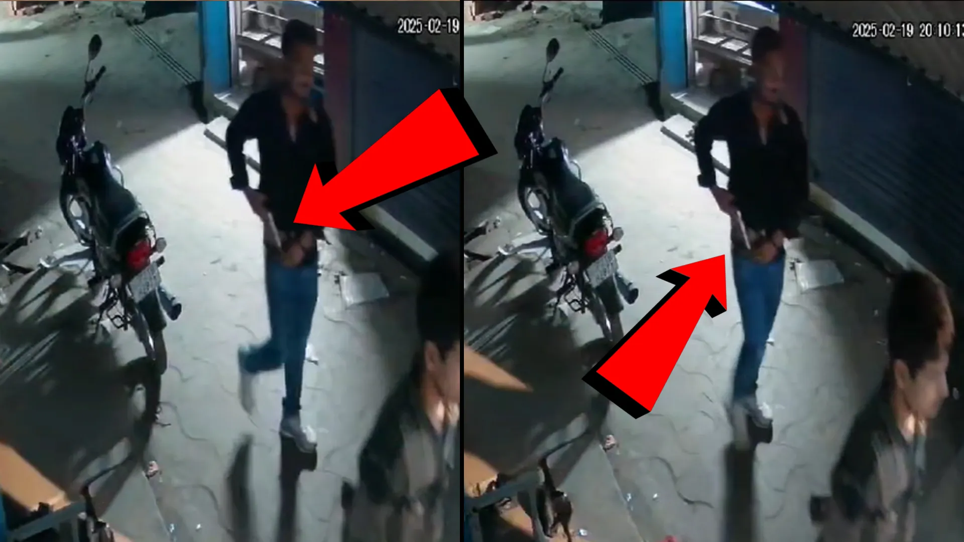 लखीमपुर खीरी: तमंचा लहराते युवक का वीडियो वायरल...दो दुकानदारों के बीच हुआ था विवाद