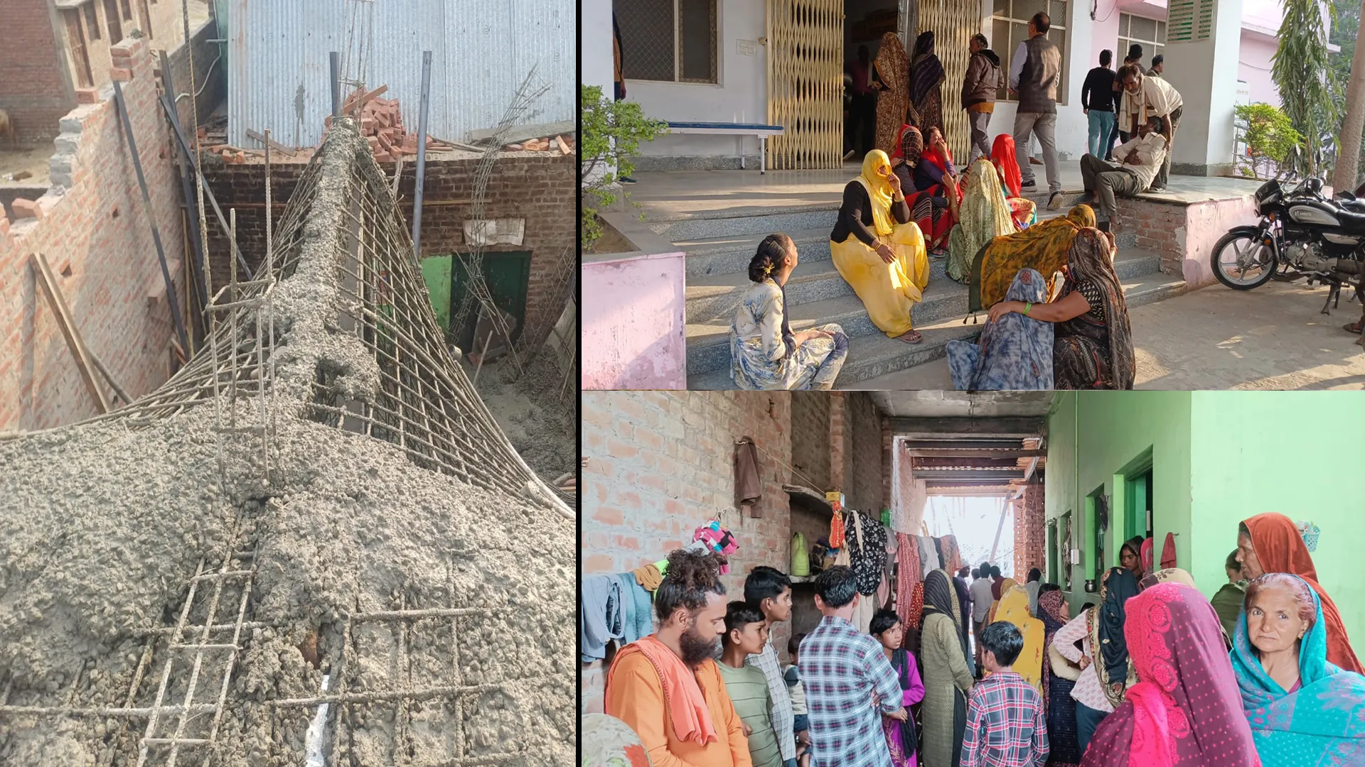कासगंज : निर्माणाधीन लेंटर गिरा, मलबे में दबकर महिला की मौत