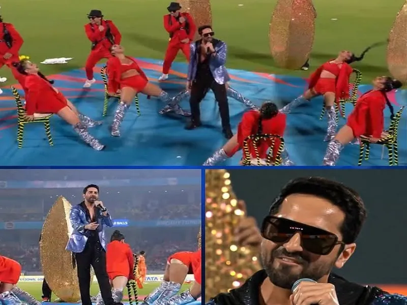 VIDEO : WPL की ओपनिंग नाइट में 'मां तुझे सलाम' गाकर आयुष्मान खुराना ने स्टेडियम में भरा जोश, दर्शकों में उमड़ी राष्ट्रप्रेम की भावना 