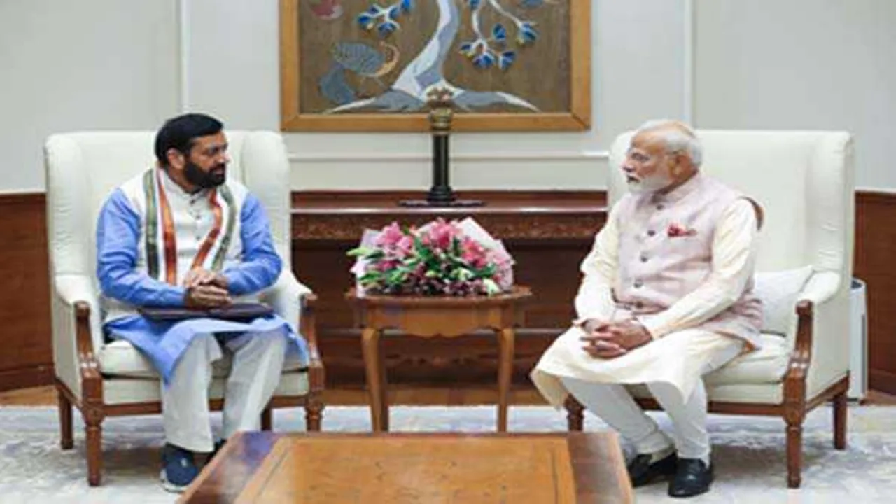 हरियाणा के मुख्यमंत्री सैनी ने की पीएम मोदी से मुलाकात, इन मुद्दों पर हुई चर्चा