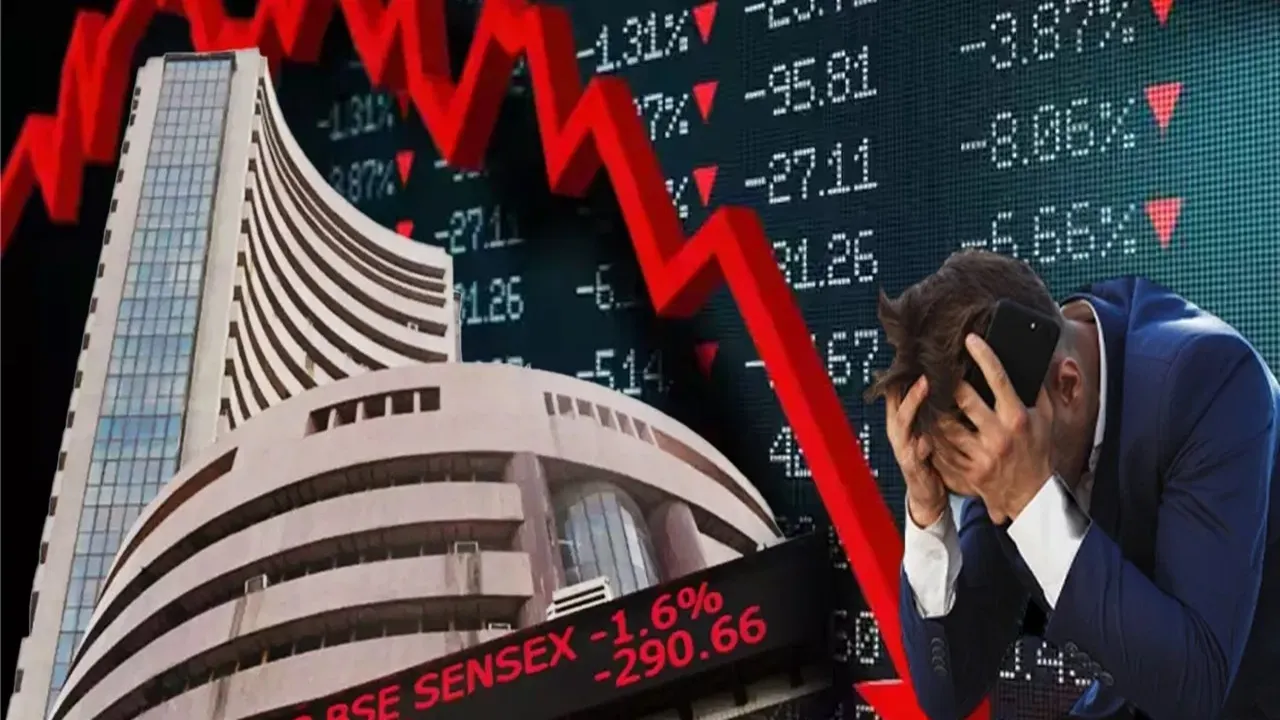 Share Market: शेयर बाजार क्रैश, सेंसेक्स 1,400 अंक गिरा, कुछ ही घंटों में निवेशकों के डूबे 5.8 लाख करोड़