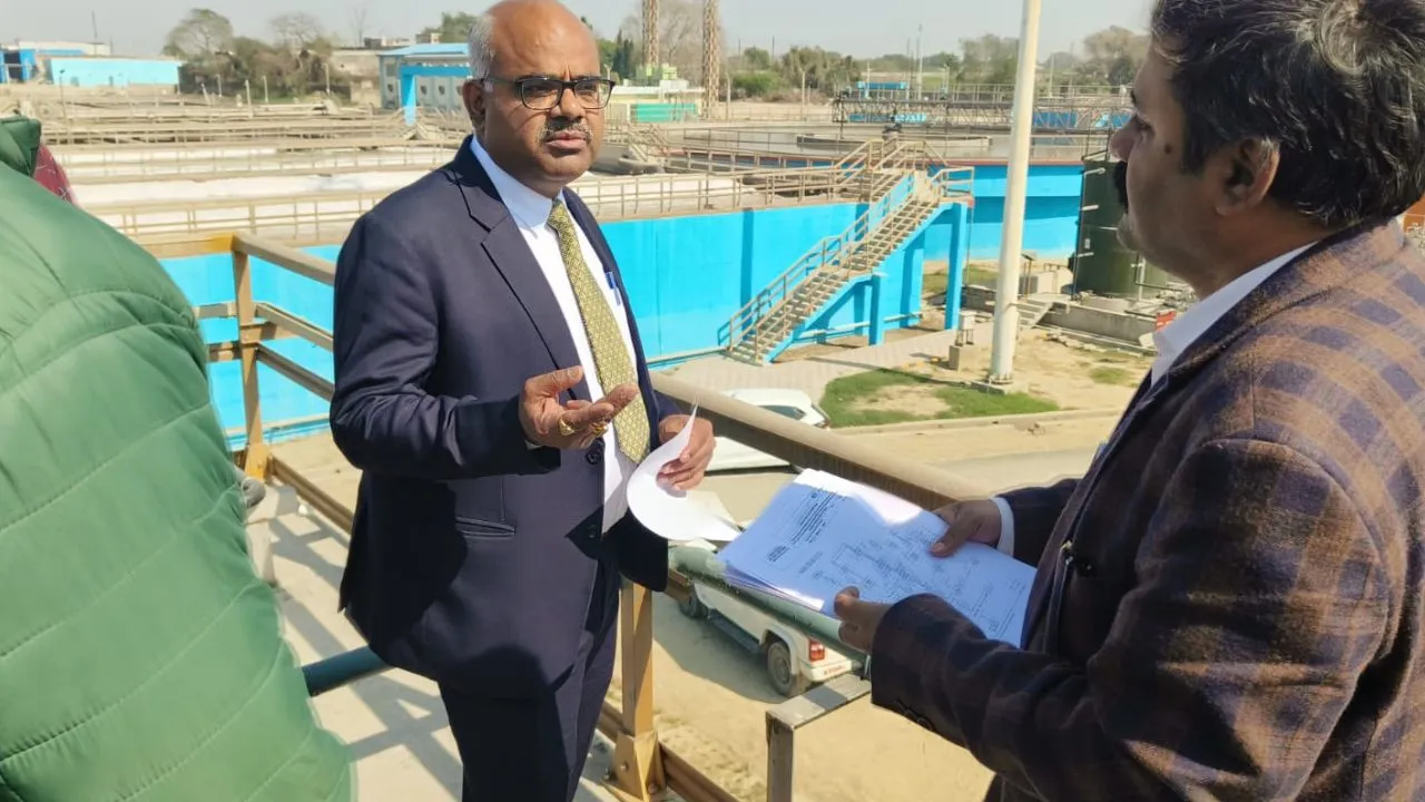 कानपुर में जिलाधिकारी जितेंद्र प्रताप सिंह ने सीईटीपी का औचक निरीक्षण किया: अधिकारी भी मौजूद रहे...