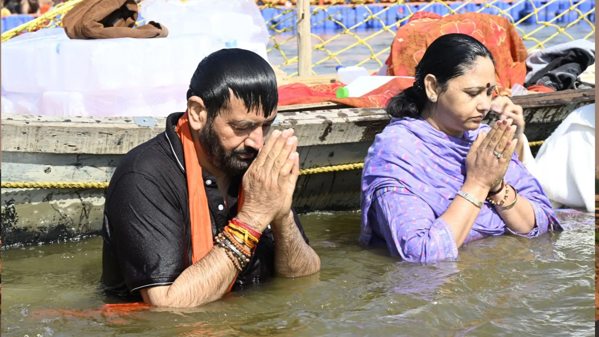 Mahakumbh 2025: हरियाणा के मुख्यमंत्री नायब सिंह सैनी ने सपरिवार किया संगम स्नान 