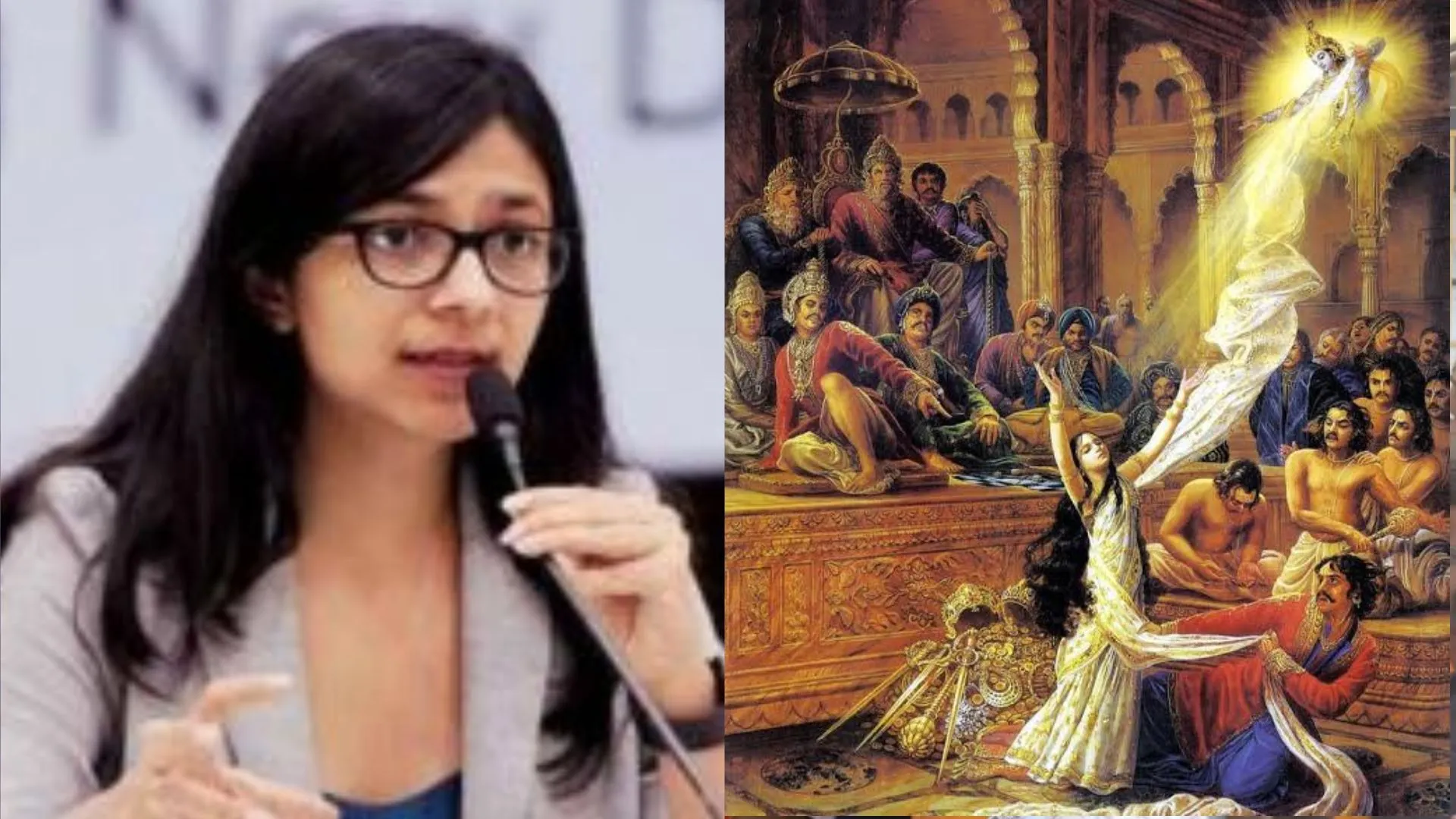 दिल्ली चुनाव के नतीजों के बीच स्वाति मालीवाल का AAP पर कटाक्ष, शेयर की द्रौपदी के ‘चीरहरण’ की तस्वीर