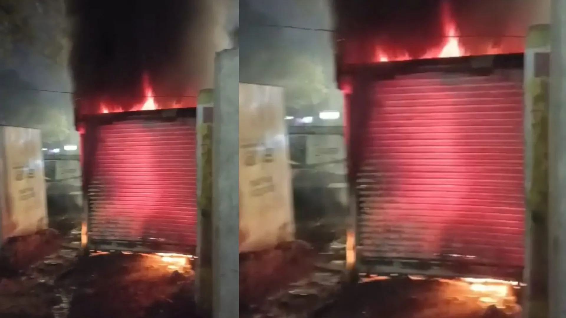 अयोध्या: राम मंदिर के निकास द्वार पर दुकान में लगी आग, मचा हड़कंप