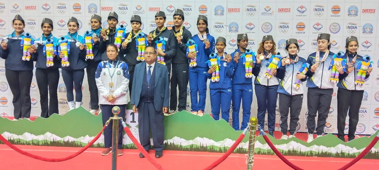 फेंसिंग की महिला व पुरुष टीम स्पर्धा में छाया हरियाणा