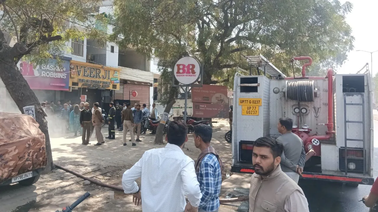 Kidwai Nagar Railway Ground Fire Kanpur