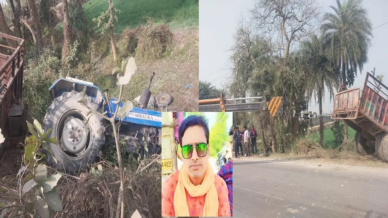 रामपुर : डंपर ने ट्रैक्टर-ट्रॉली को मारी टक्कर, चालक की मौत...गुस्साए लोगों ने किया पथराव 