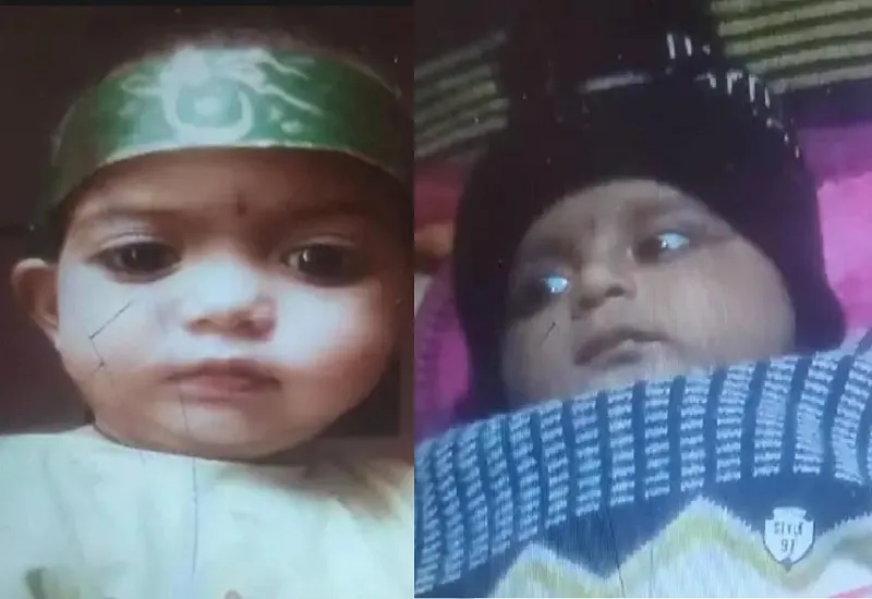 मुरादाबाद : तेज रफ्तार कार ने बाइक में मारी टक्कर, उछलकर सड़क पर गिरे दो बच्चे...दोनों की मौके पर ही मौत