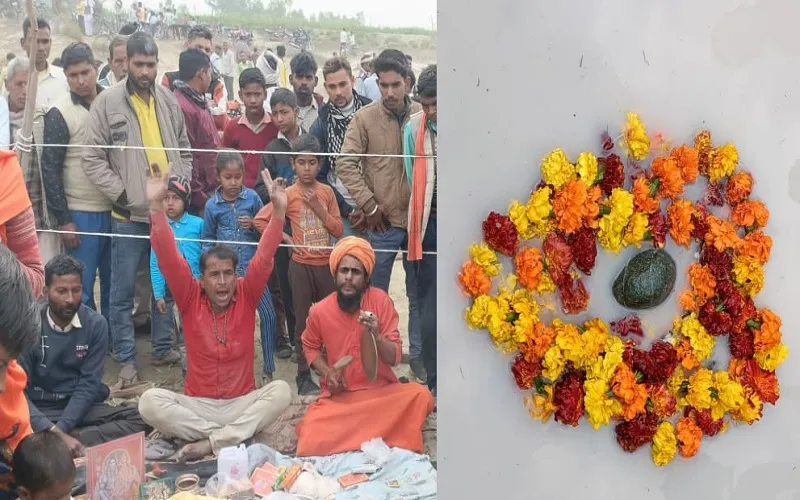 Sambhal : जमीन से मिला शिवलिंग तो उमड़ा श्रद्धा का सैलाब, भगवान शिव के भजनों पर झूमते नजर आए लोग