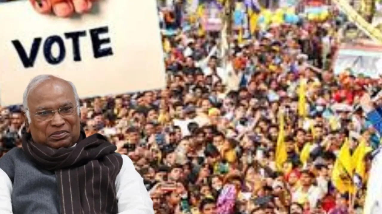 दिल्ली में विकास करने वालों को चुनें, ठगने वालों को नहींः मल्लिकार्जुन खरगे