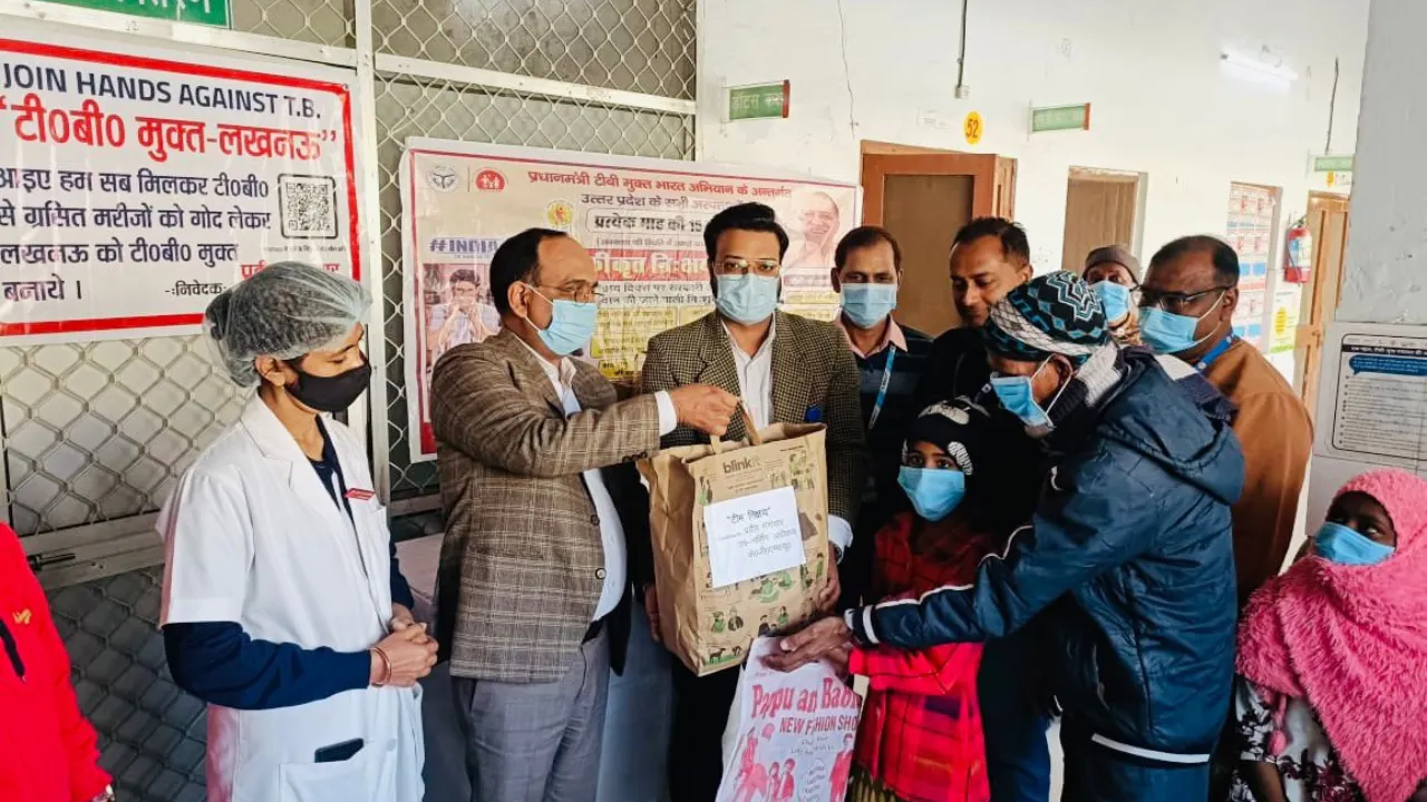 KGMU: टीबी मुक्त लखनऊ अभियान जारी, प्रदीप गंगवार की मेहनत लाई रंग, 21 मरीजों को 1 महीने के अंदर लिया गोद