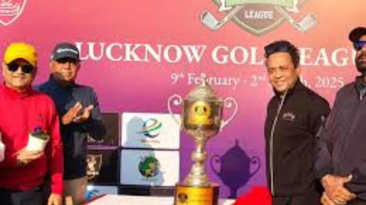 लखनऊ गोल्फ लीगः जीएस एक्सप्रेस और स्पीड चार्जर्स ने मारी बाजी, सुशांत मिश्रा और जेपी सिंह सियाल का बेहतरीन प्रदर्शन
