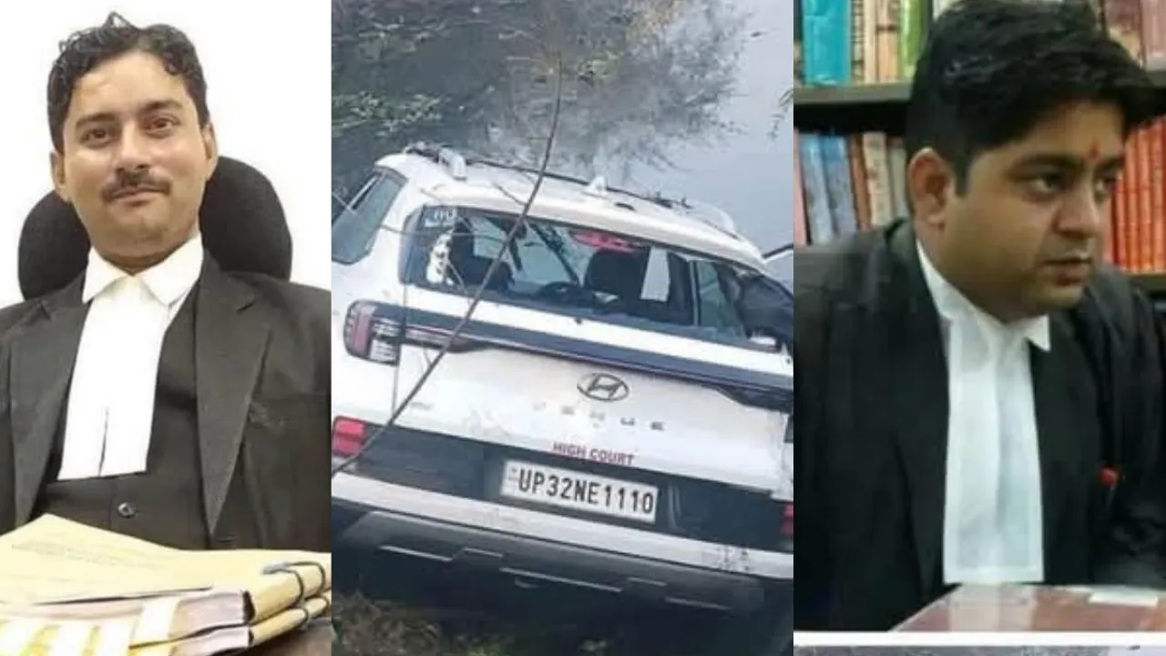 लखनऊः तालाब में गिरी तेज रफ्तार कार, स्टैंडिंग काउंसिल समेत दो की मौत