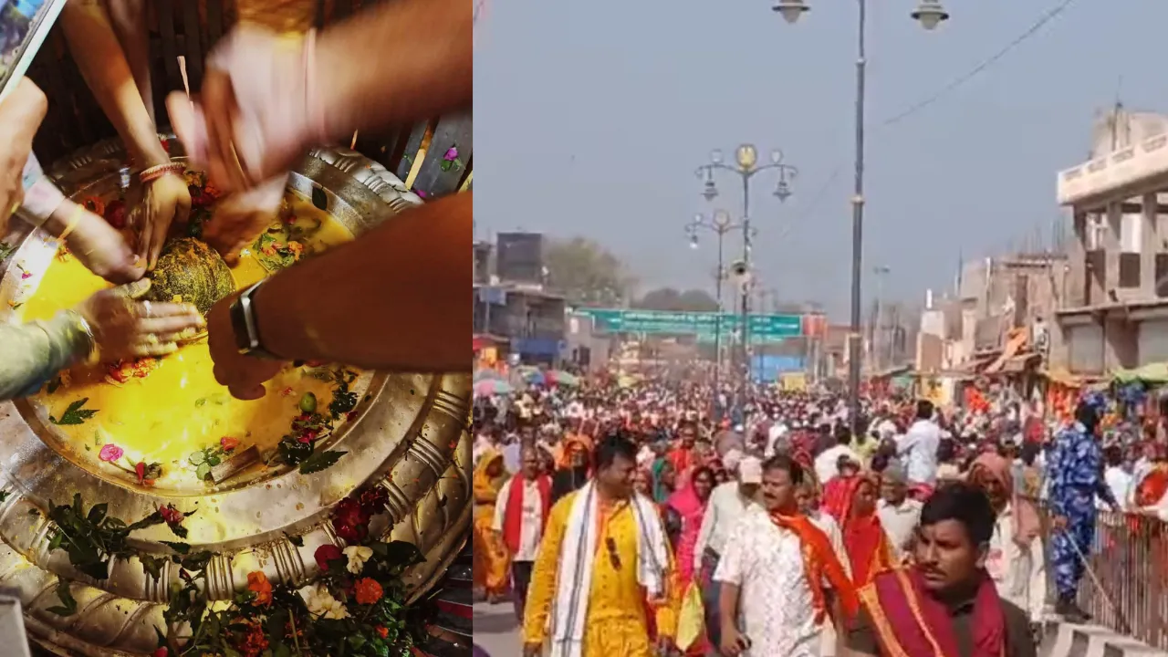 अयोध्या में महाशिवरात्रि पर उमड़ी श्रद्धालुओं की भीड़, प्रशासन ने किए कड़े इंतजाम...