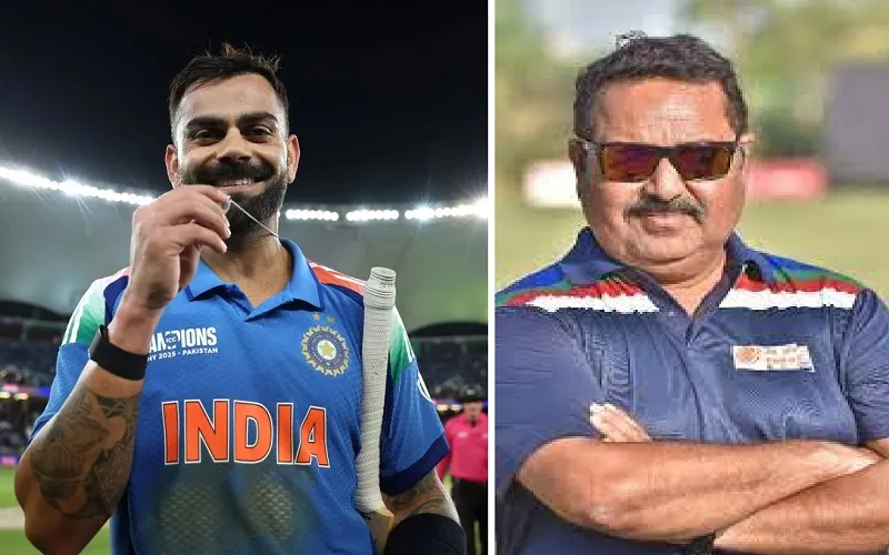 ICC Champions Trophy : उम्मीद है कि अब कोई नहीं पूछेगा कि क्या कोहली फॉर्म में हैं...विराट पारी से बेहद खुश हैं कोच राजकुमार शर्मा