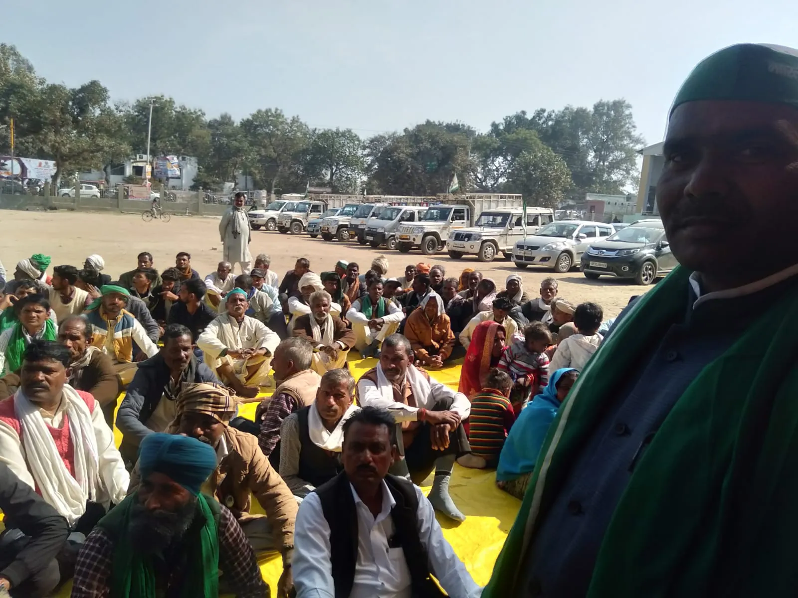 शाहजहांपुर: धरना के 14वें दिन आरपार की लड़ाई के मूड में आए भाकियू कार्यकर्ता, किया प्रदर्शन