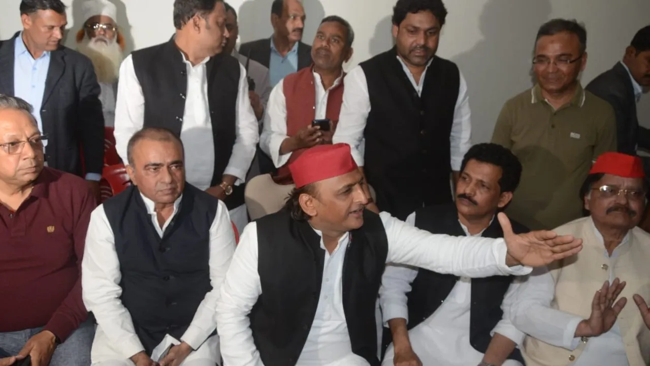 अखिलेश यादव जाजमऊ आगमन 1