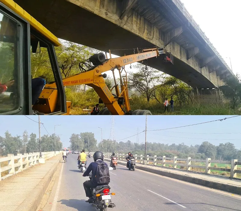 मुरादाबाद : कटघर रामगंगा पुल आज से दो माह के लिए हुआ बंद, मरम्मत कार्य के चलते ऐसे गुजरेंगे वाहन 