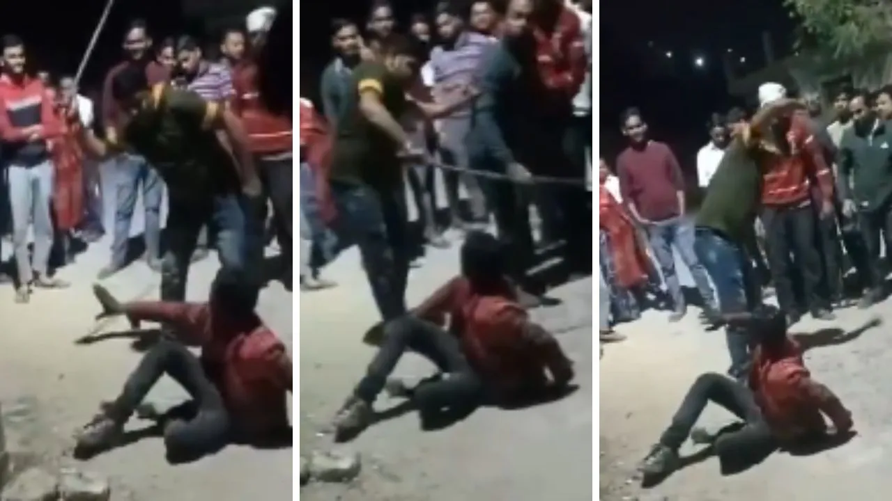 Kanpur में दबंगों का आतंक: युवक को बेरहमी से पीटा, सड़क पर गिराकर बरसाए डंडे, कहा- 'बोरा तो पहने हो, लगेगा कैसे'