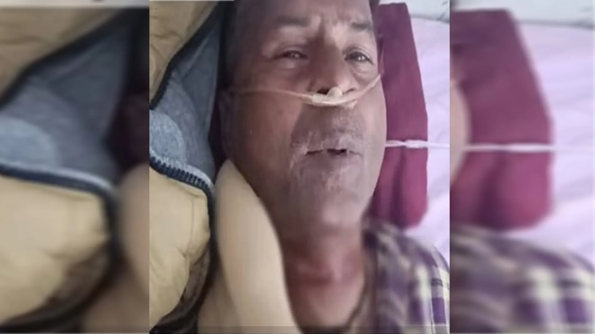 लखीमपुर खीरी: जमीन के लिए रिश्ते शर्मसार...लकवाग्रस्त बाप को गला दबाकर मारने का प्रयास