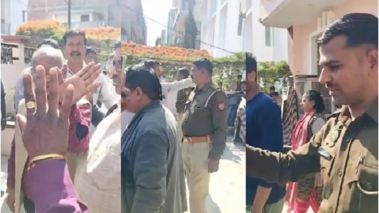 Lucknow News : धर्मांतरण के आरोप में हंगामा व नारेबाजी, घर के अंदर चल रही थी बैठक