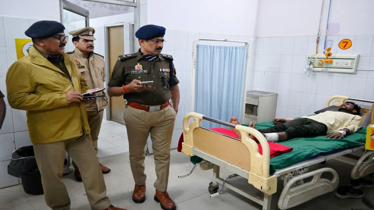 Police Encounter : तीन मुठभेड़ में तीन बदमाश घायल, कुल पांच गिरफ्तार