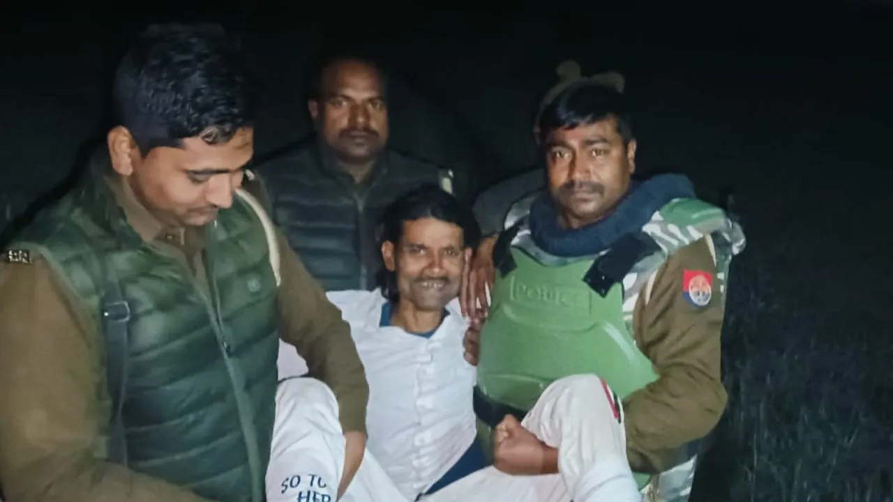 फतेहपुर में गोतस्कर से पुलिस की मुठभेड़, पैर में लगी गोली...गिरफ्तार: पुलिस को देखते ही शुरू की थी फायरिंग