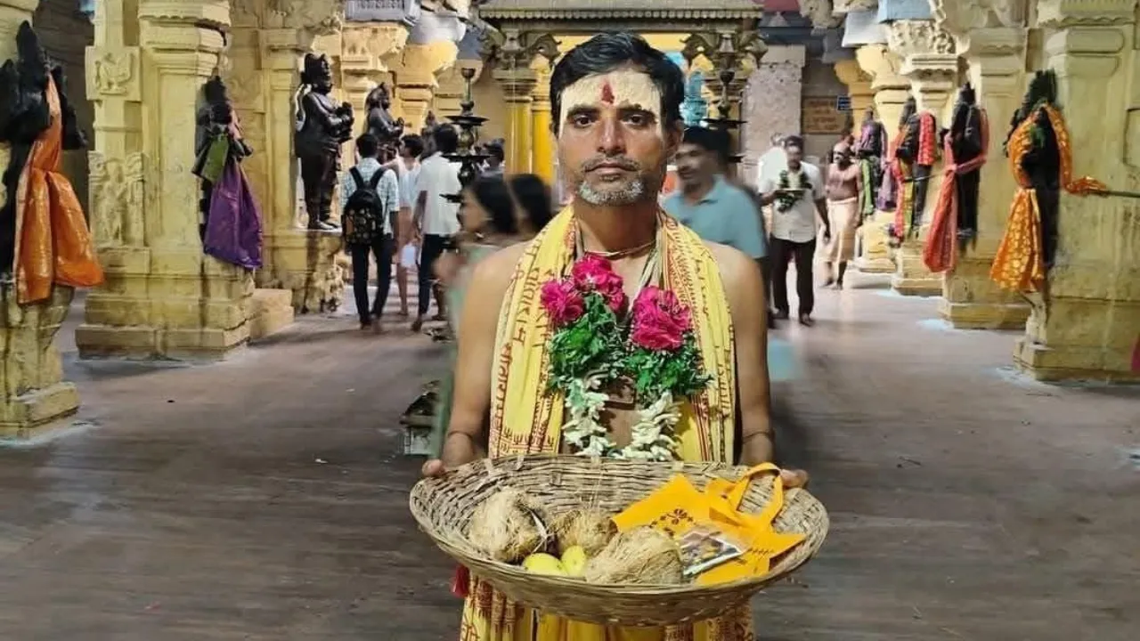 Balrampur News : भाजपा नेता शैलेंद्र सिंह ने 80 दिन में पदयात्रा कर की रामेश्वरम में पूजा अर्चना 