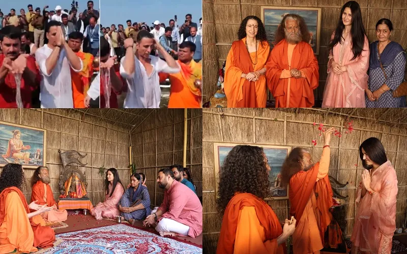 Mahakumbh 2025 : अक्षय कुमार ने संगम में लगाई आस्था की डुबकी, सीएम योगी का किया धन्यवाद...Katrina Kaif भी पहुंची महाकुंभ