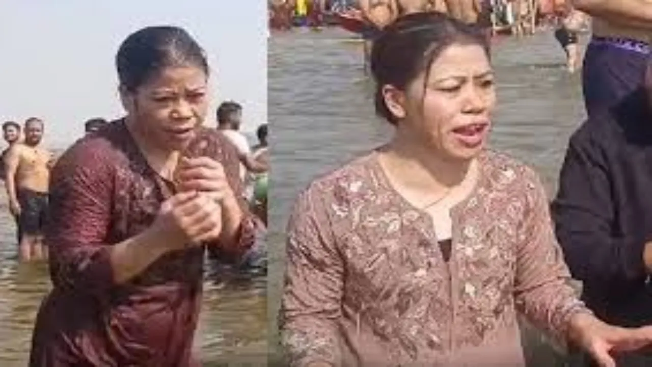 Prayagraj News : महाकुंभ पहुंचीं मैरीकॉम, बोलीं- मुख्यमंत्री योगी ने खिलाड़ियों के लिए बनाया बेहतरीन माहौल