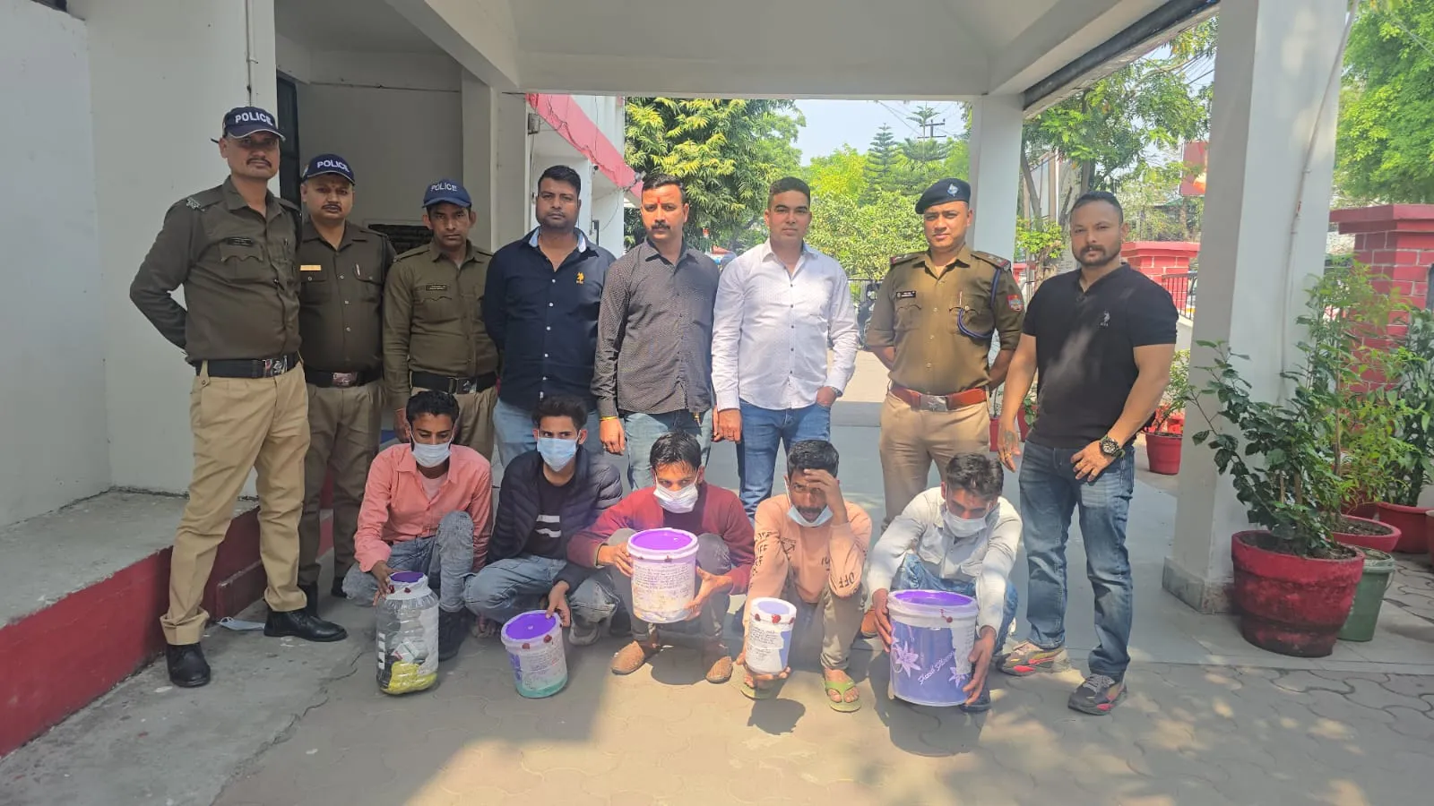 बहेड़ी से हल्द्वानी पहुंची नशे की खेप, आधा दर्जन तस्कर गिरफ्तार 