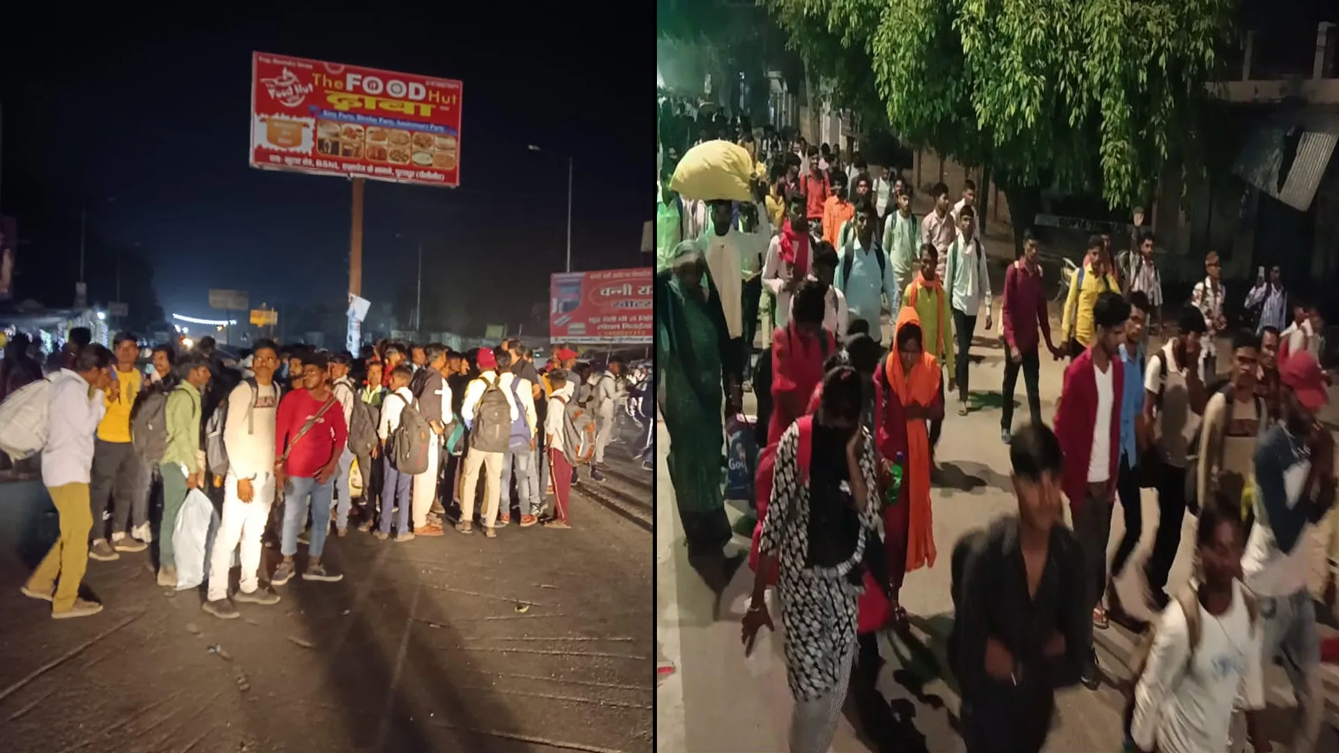 पीलीभीत: बसें सीज हुई तो पैदल हुए मजदूर, बोले - घर वापस जाने तक के लिए नहीं बचा किराया