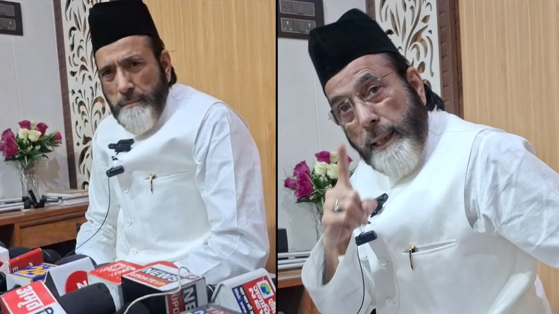 Bareilly: भड़के तौकीर रजा बोले-जहां चाहूंगा वहां नमाज पढ़ूंगा...औरंगजेब गलत तो आज तुम सही कैसे ?