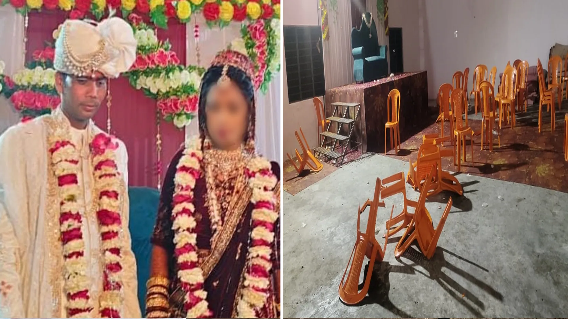 रामपुर : कार नहीं मिलने पर दूल्हे ने मंच पर दुल्हन के जड़ा थप्पड़, जमकर चलीं कुर्सिंयां