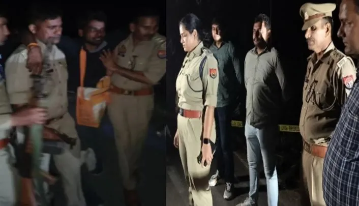 कासगंज: मुठभेड़ में पकड़ा गया लुटेरा, पुलिस की गोली से हुआ घायल