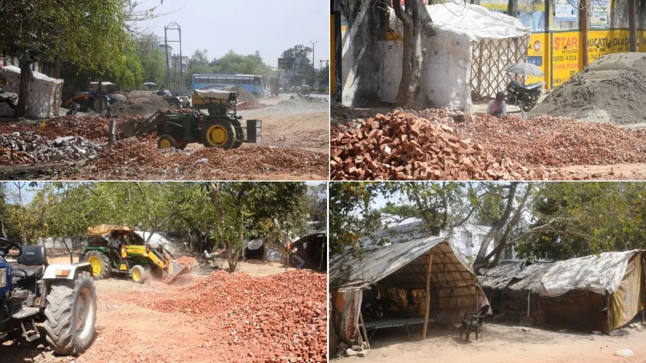 Bareilly: सरकारी भूमि पर कब्जेदारों ने जमाया डेरा, झोपड़ियां डालीं और अब कर रहे कारोबार