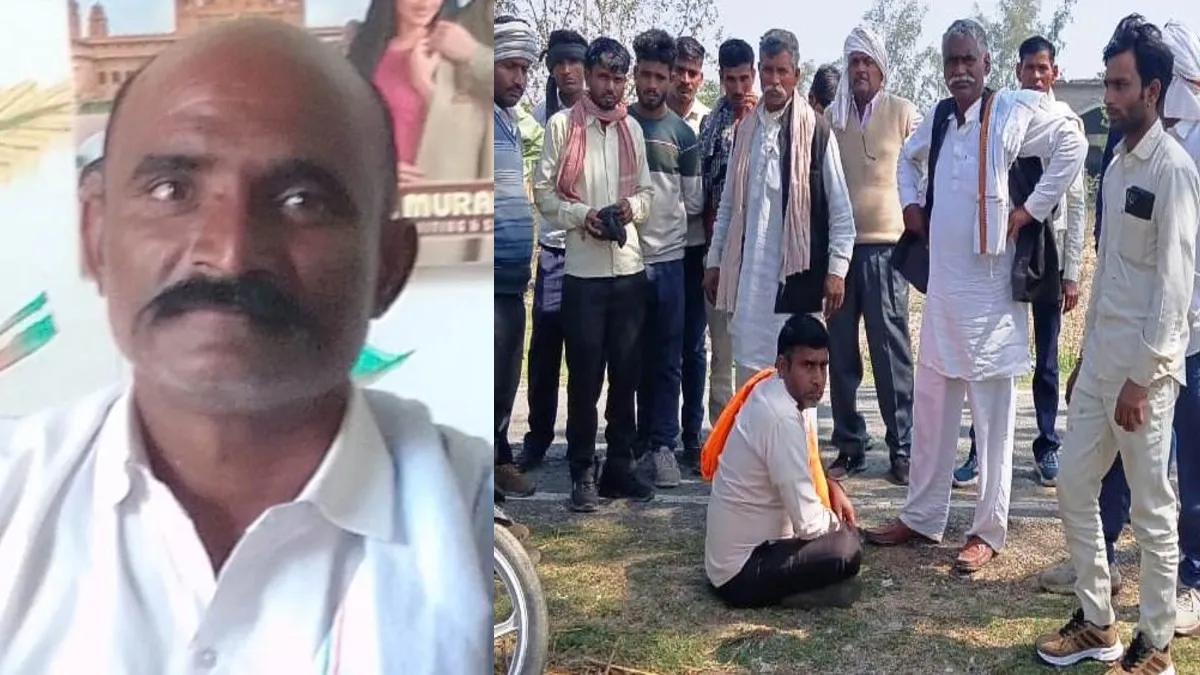 कासगंज: ट्रैक्टर-ट्रॉली ने मारी बाइक को टक्कर, पिता की मौत, बेटा घायल