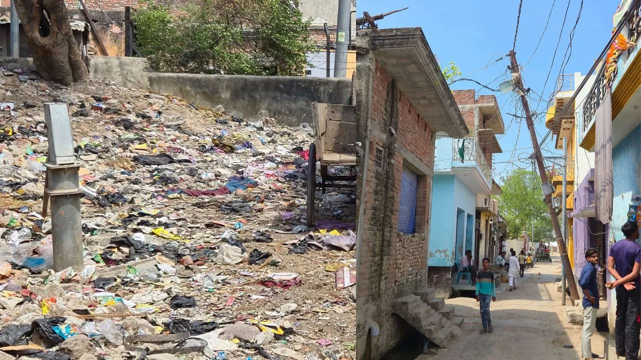 पीलीभीत: जर्जर सड़कें और कूड़े के ढेर बने मलिन बस्ती की पहचान, आए दिन हो रहे हादसे