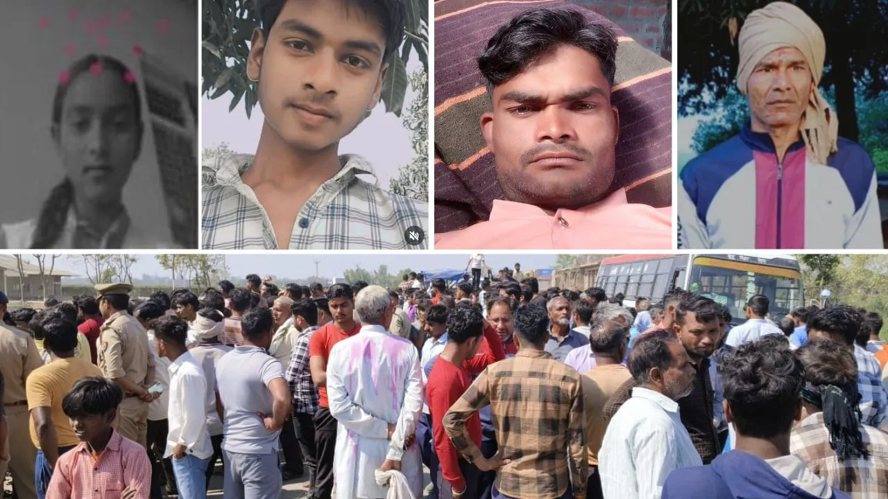 कासगंज: खूनी सड़कों ने ली भाई-बहन समेत चार की जान, महिला घायल