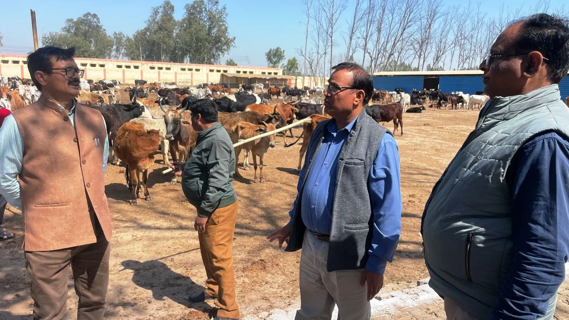 कासगंज : अपर निदेशक पशुपालन ने किया गोशाला निरीक्षण, व्यवस्थाएं दुरुस्त रखने के निर्देश