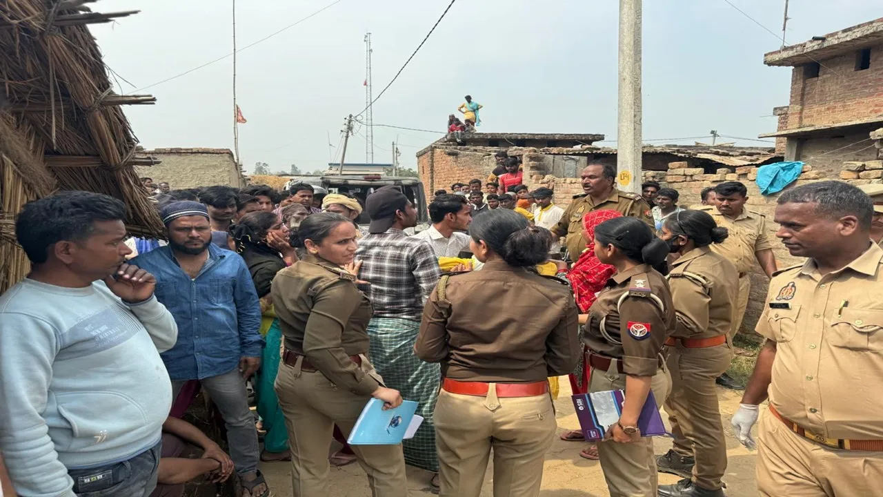 बहराइच: ईंट से ताबड़तोड़ वार कर युवक की हत्या, दो समुदायों के बीच का मामला, गांव में पुलिस तैनात 