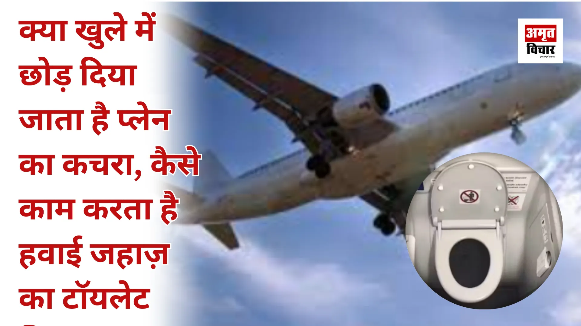 क्या खुले में छोड़ दिया जाता है प्लेन का कचरा, कैसे काम करता है हवाई जहाज़ का टॉयलेट सिस्टम? 