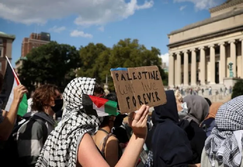 डोनाल्ड ट्रंप प्रशासन के खिलाफ फिलिस्तीन समर्थकों ने न्यूयॉर्क में निकाली रैली,जानिए क्यों? 